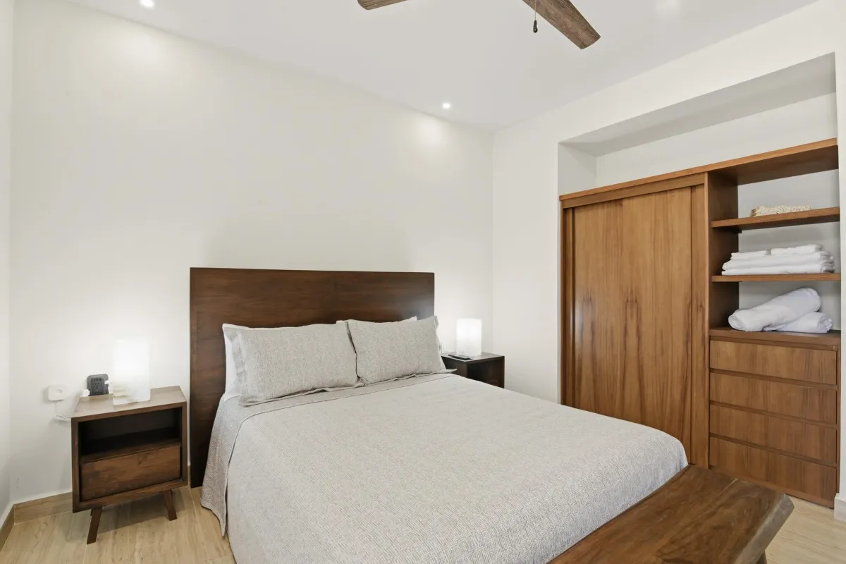 2-Bed Condo for 6 guests in Tulum, Mexico | Cozy & Spacious Bedroom | Tropical Vacation Rentals Mexico