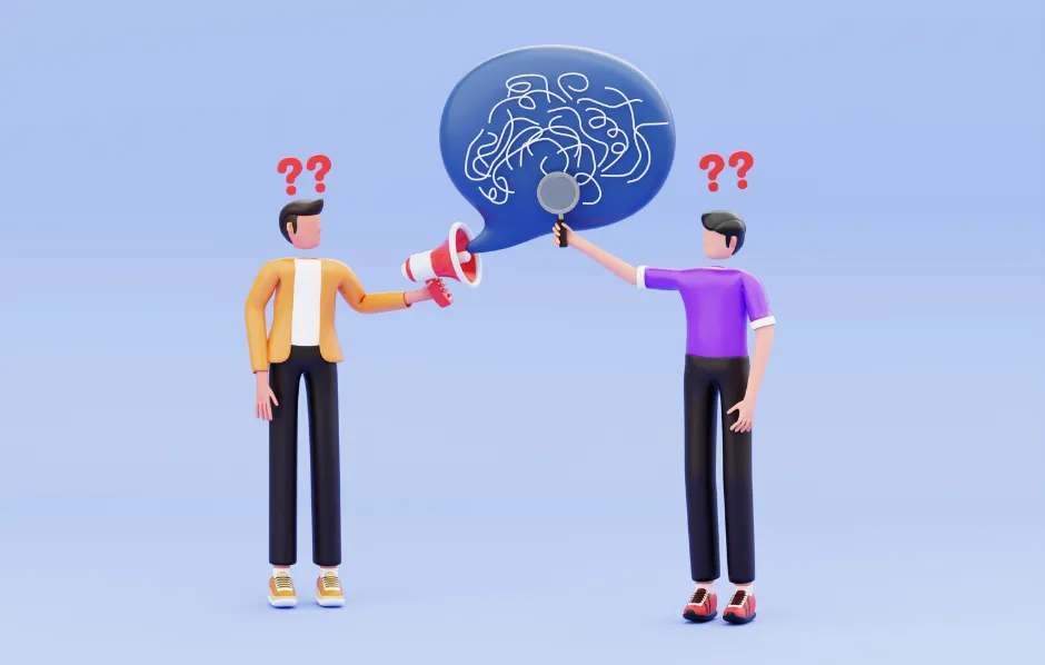 white paper on yellow background