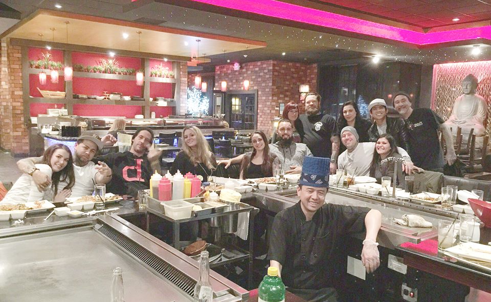 The Crew at Hibachi 2016
