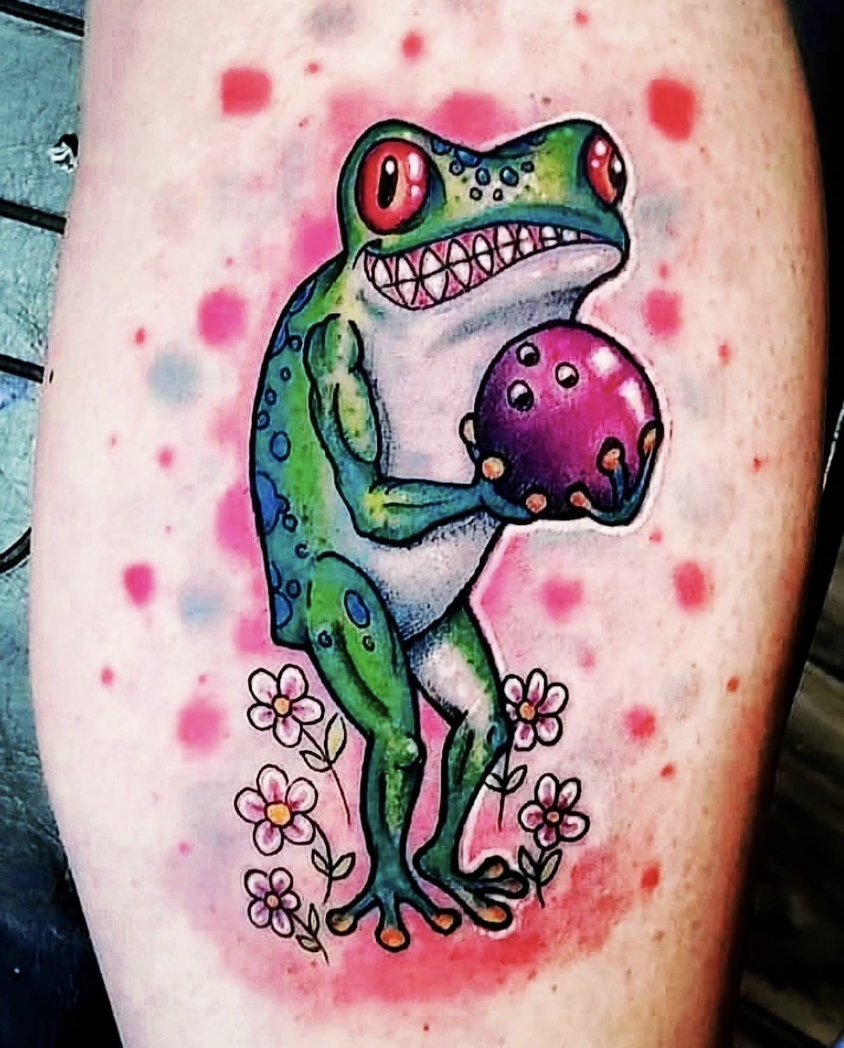 Frog Bowling
