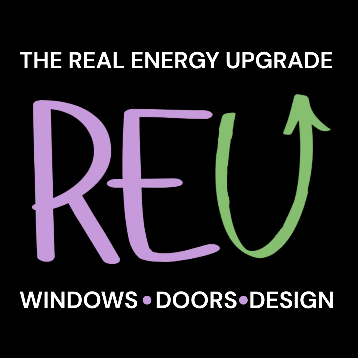 REU Windows Doors Design Logo