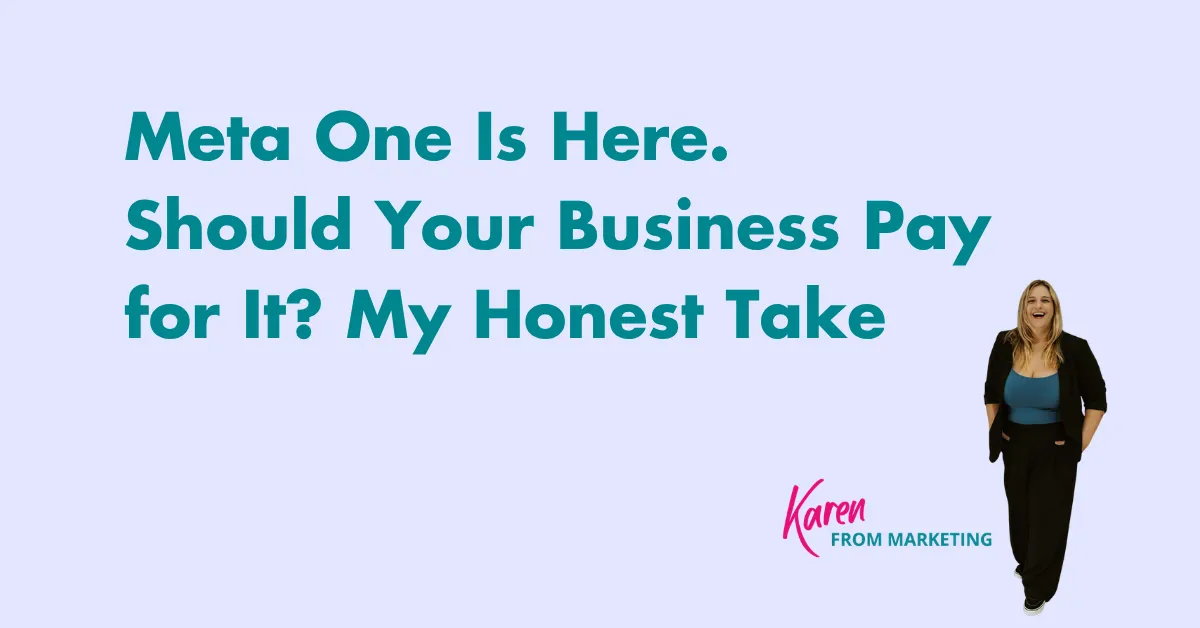Meta One Is Here. Should Your Business Pay for It? My Honest Take