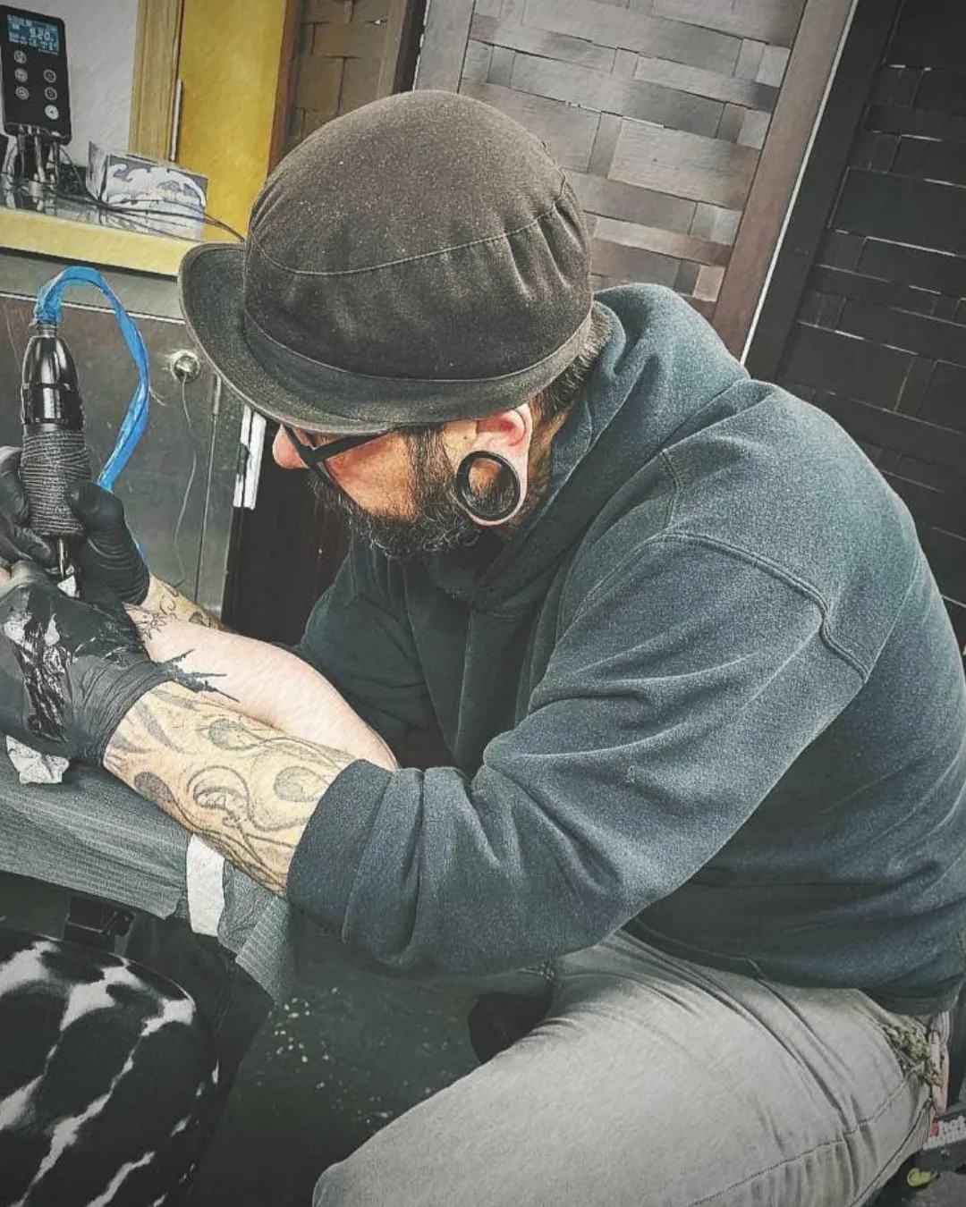 Portrait of tattoo artist Mariah Aslett