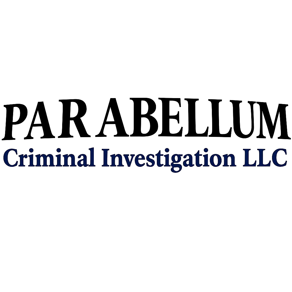 parabellum criminal investigation's logo