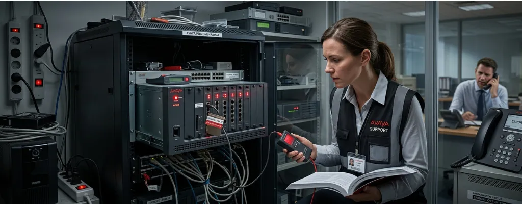 IT support resolving Avaya phone system downtime issues