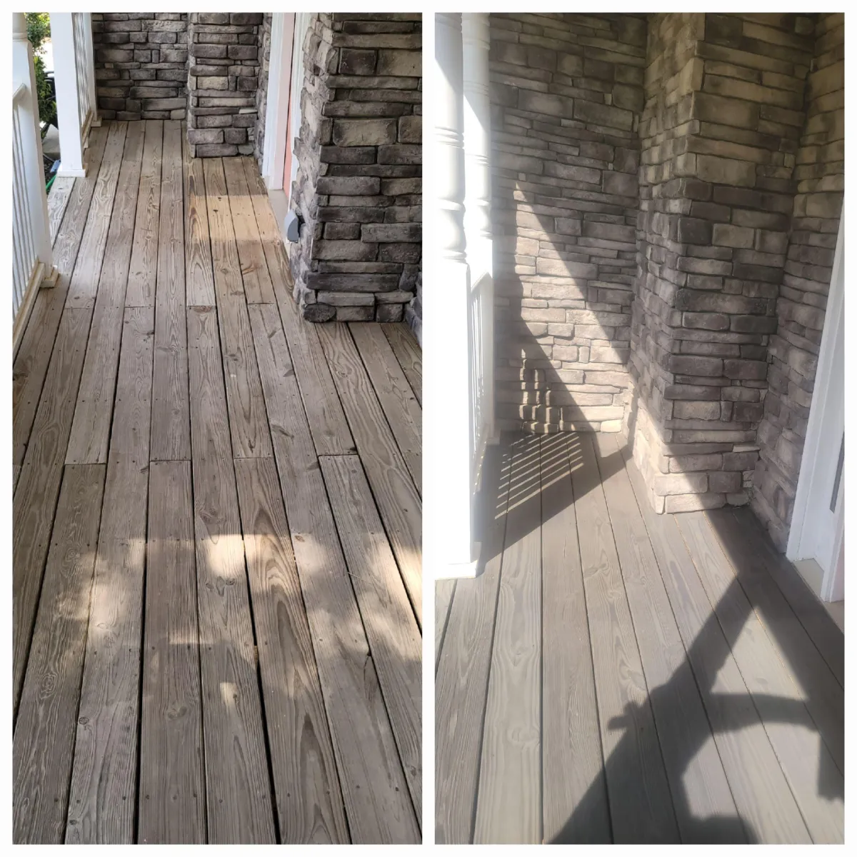 Deck cleaning