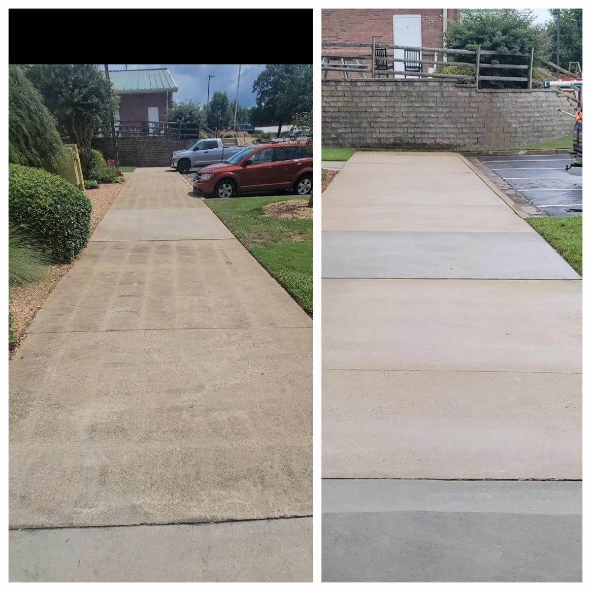 Concrete cleaning