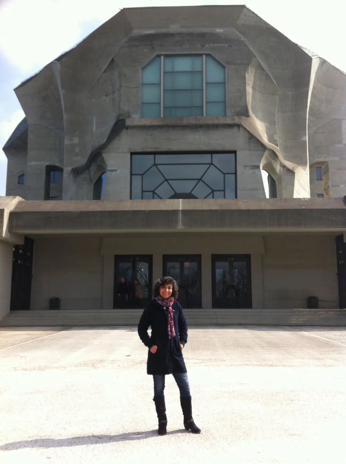 En el Goetheanum, sede de la Antroposofía, en Dornach, Suiza