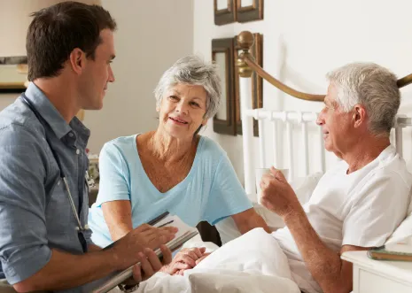 Post-hospital recovery care at home with certified caregivers