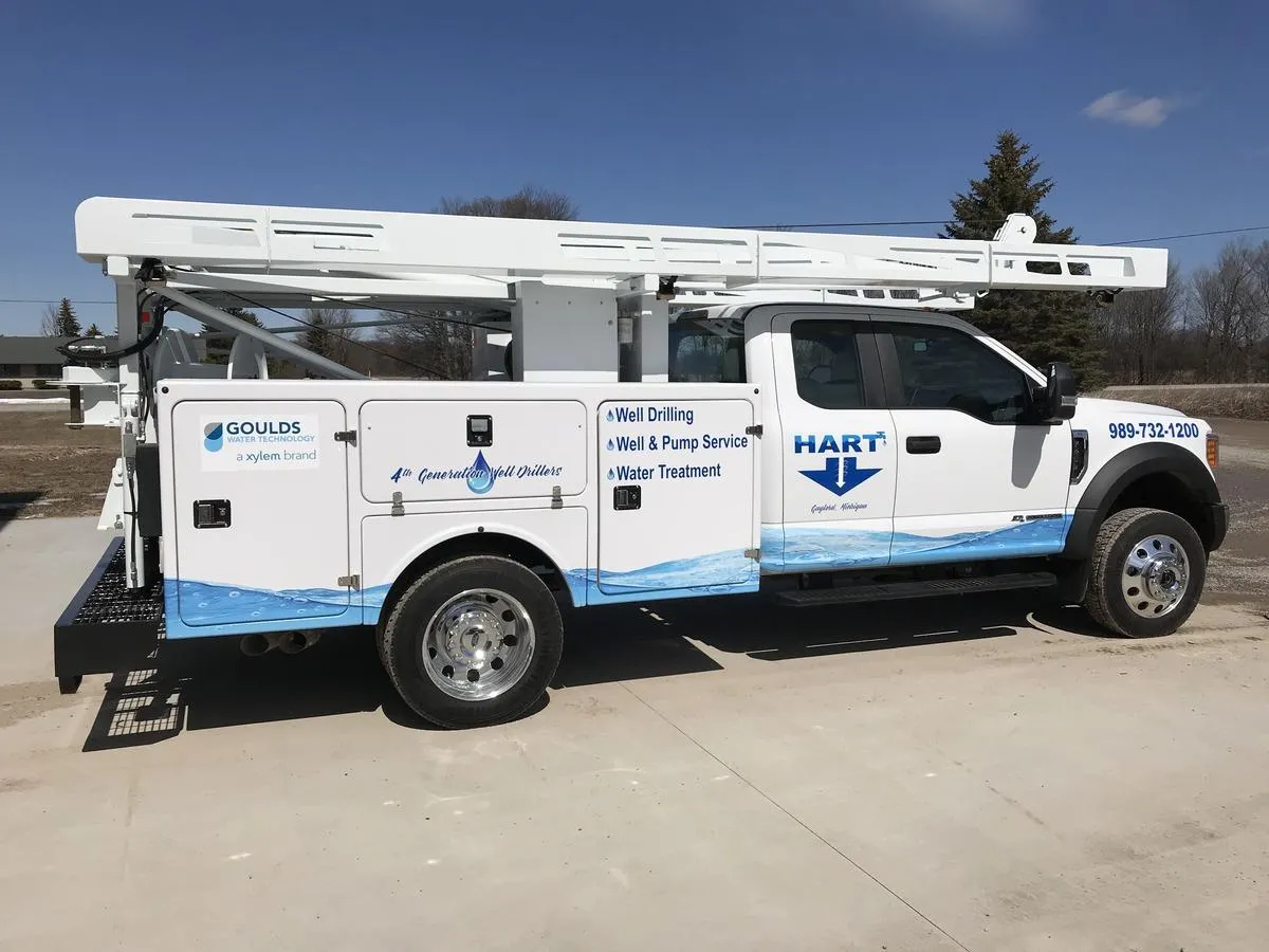 The Hart Well Drilling & Repair Company Truck