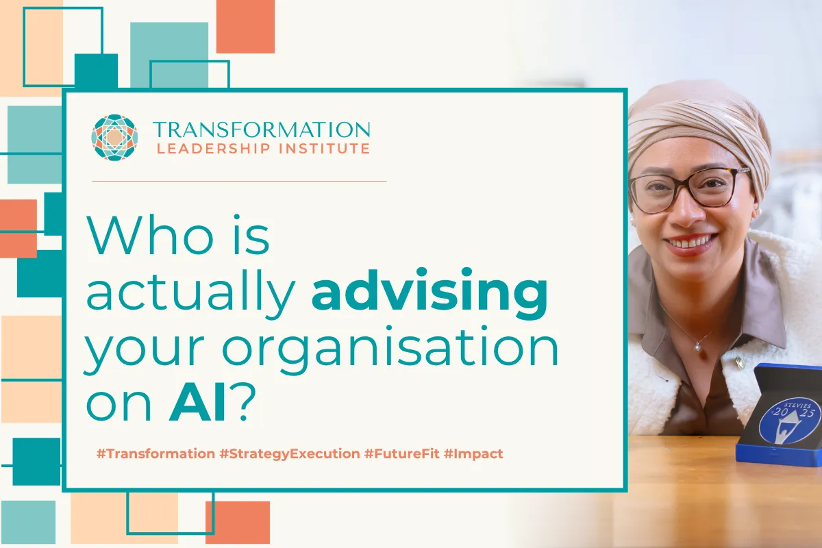 Who is actually advising your organisation on AI?