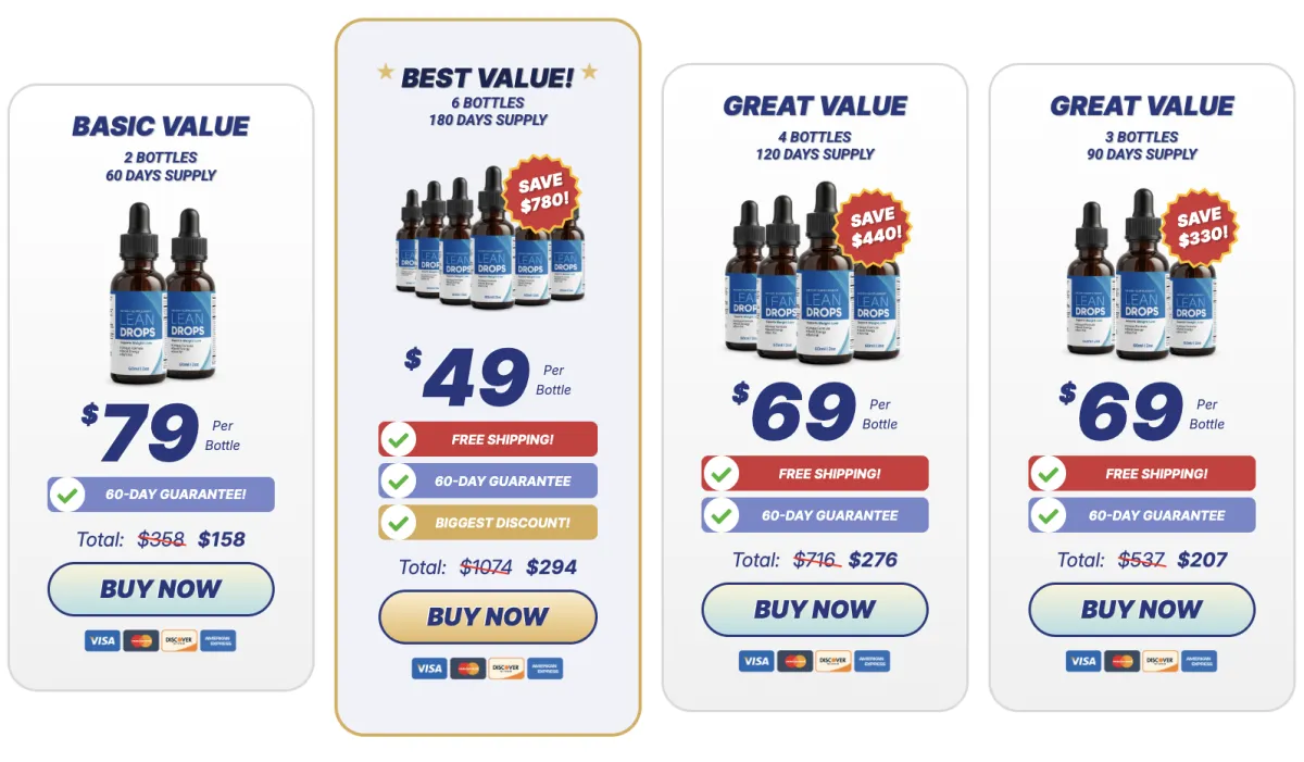 LeanDrop-Pricing-Table