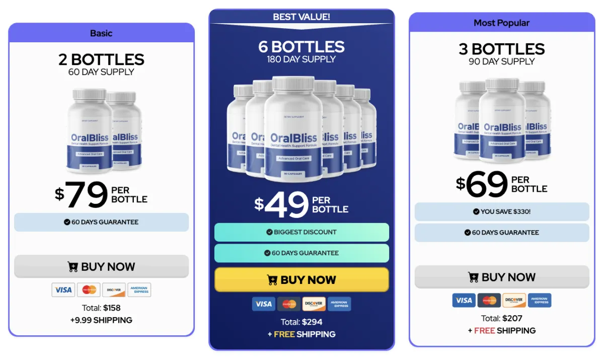 OralBliss-Pricing-Table