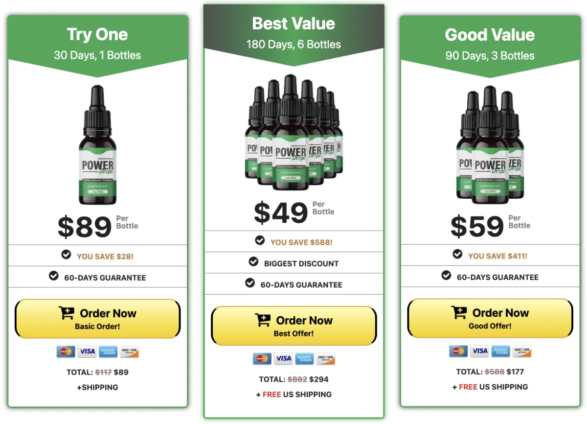 PowerDrops-Pricing-Table