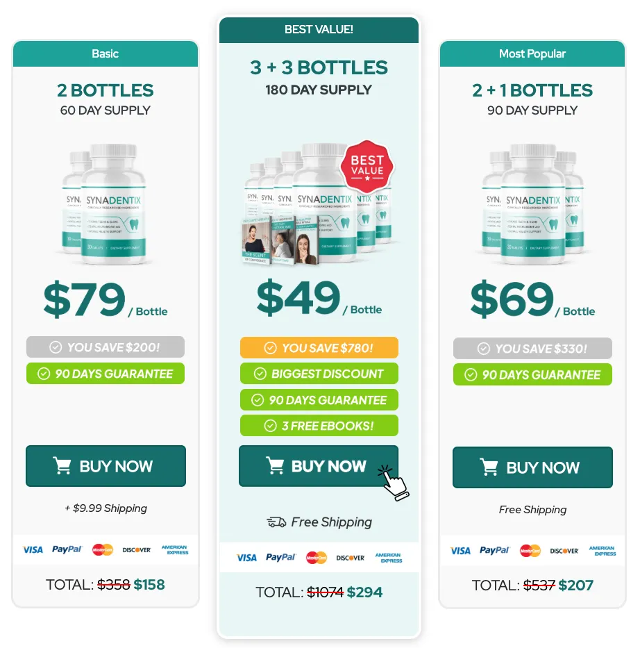 synadentix-Pricing-Table