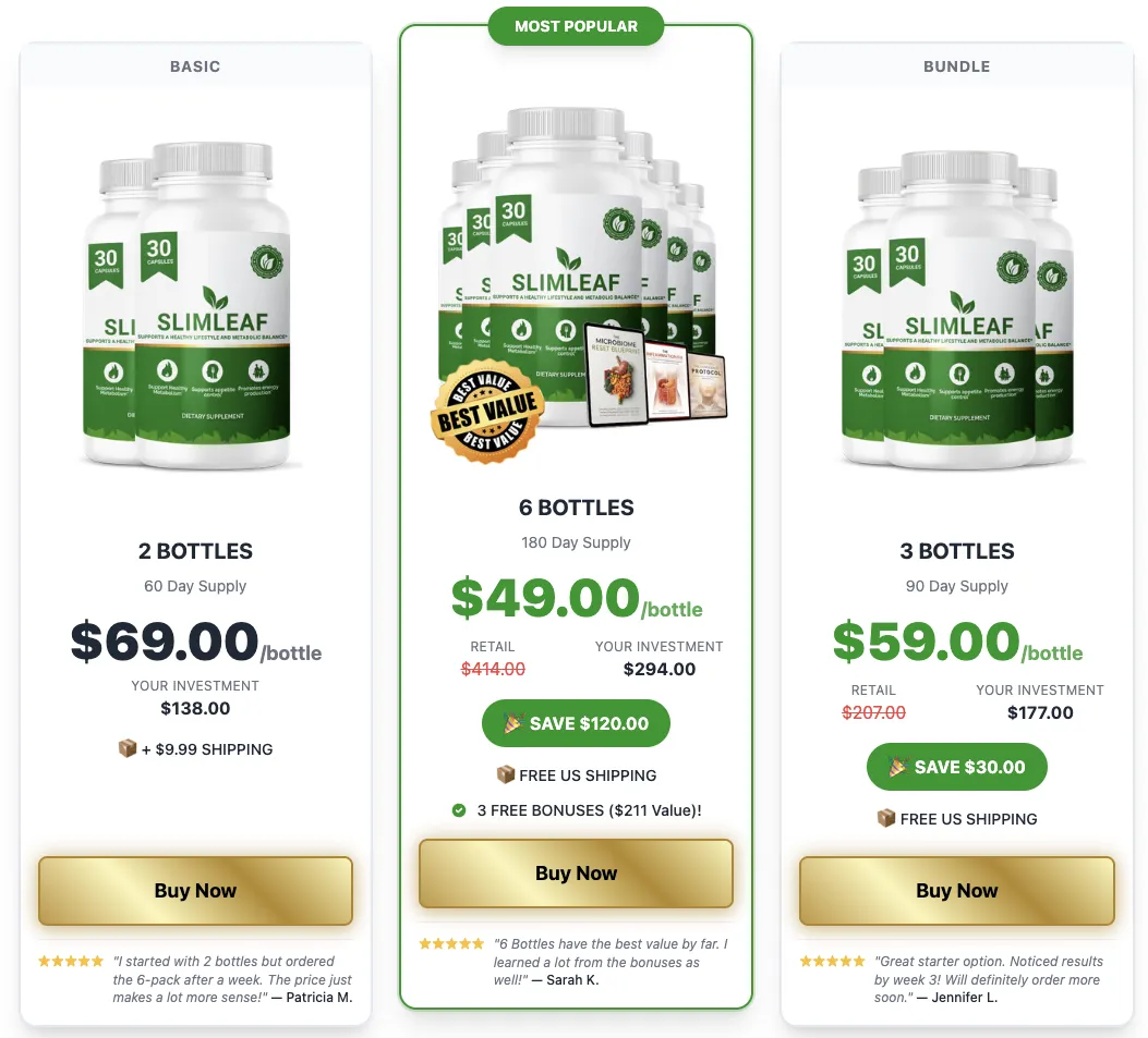 SlimLeaf-Pricing-Table
