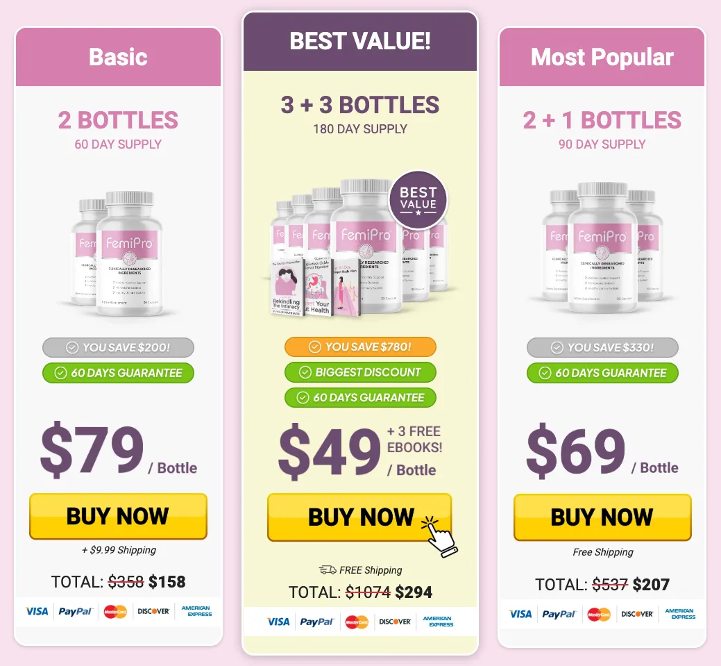 FemiPro-Pricing-Table