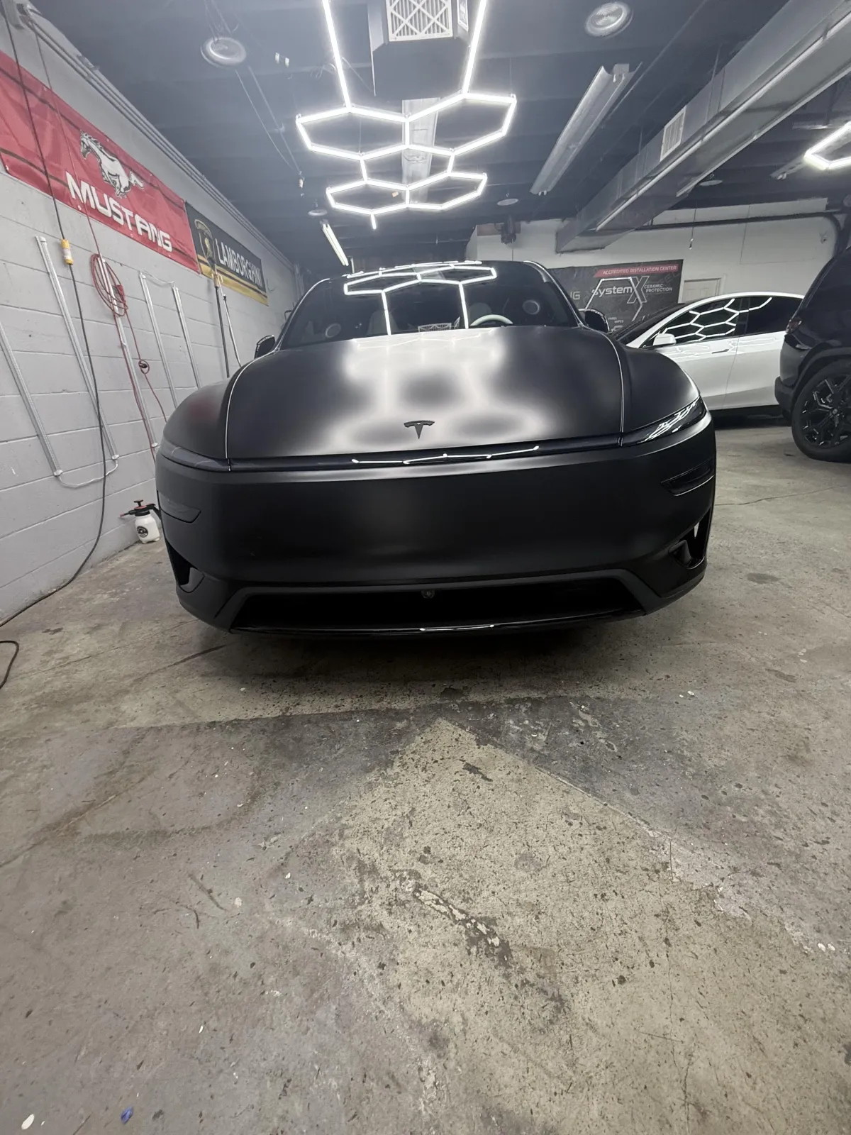 Tesla Model X Matte Black XPEL Ceramic Coating in Louisville | ROS Group Protection Studio
