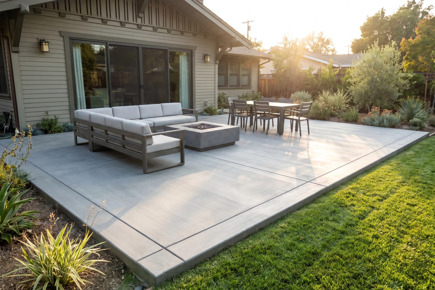 Hanford Concrete builds and installs patios.