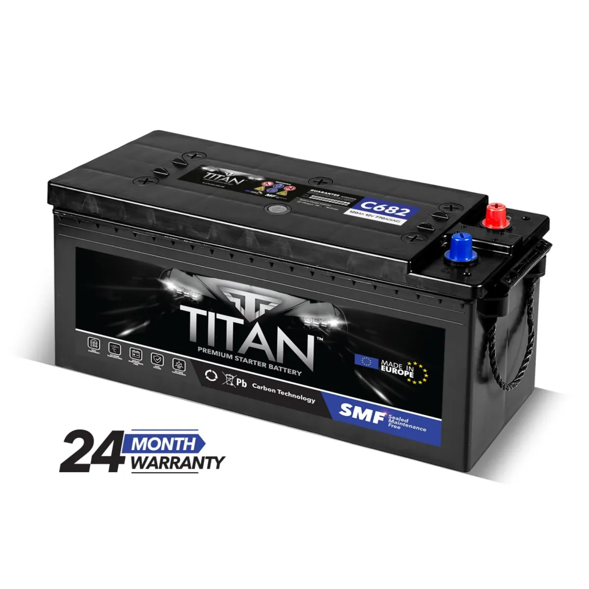 Technician performing onsite battery test in driveway