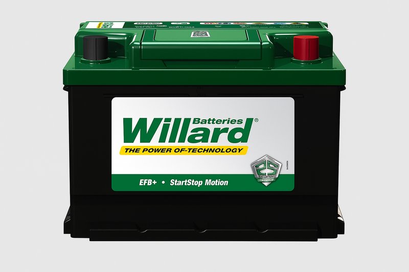 Technician performing onsite battery test in driveway