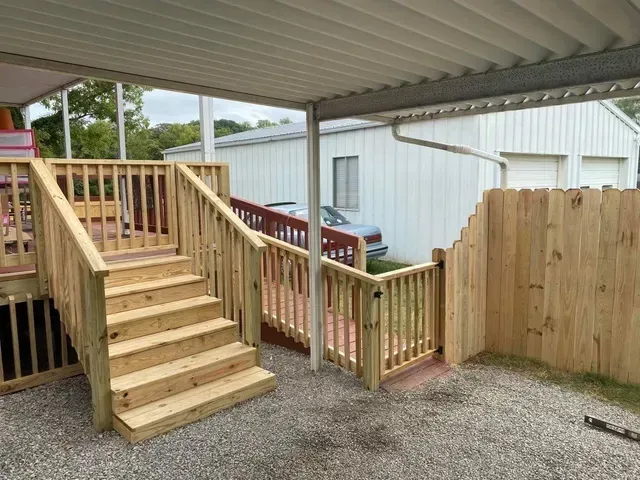 Roanoke Fence & Deck Install Wood Deck in Roanoke, Virginia