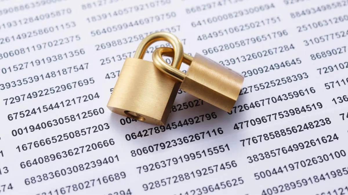 shallow focus photography of two brown padlocks
