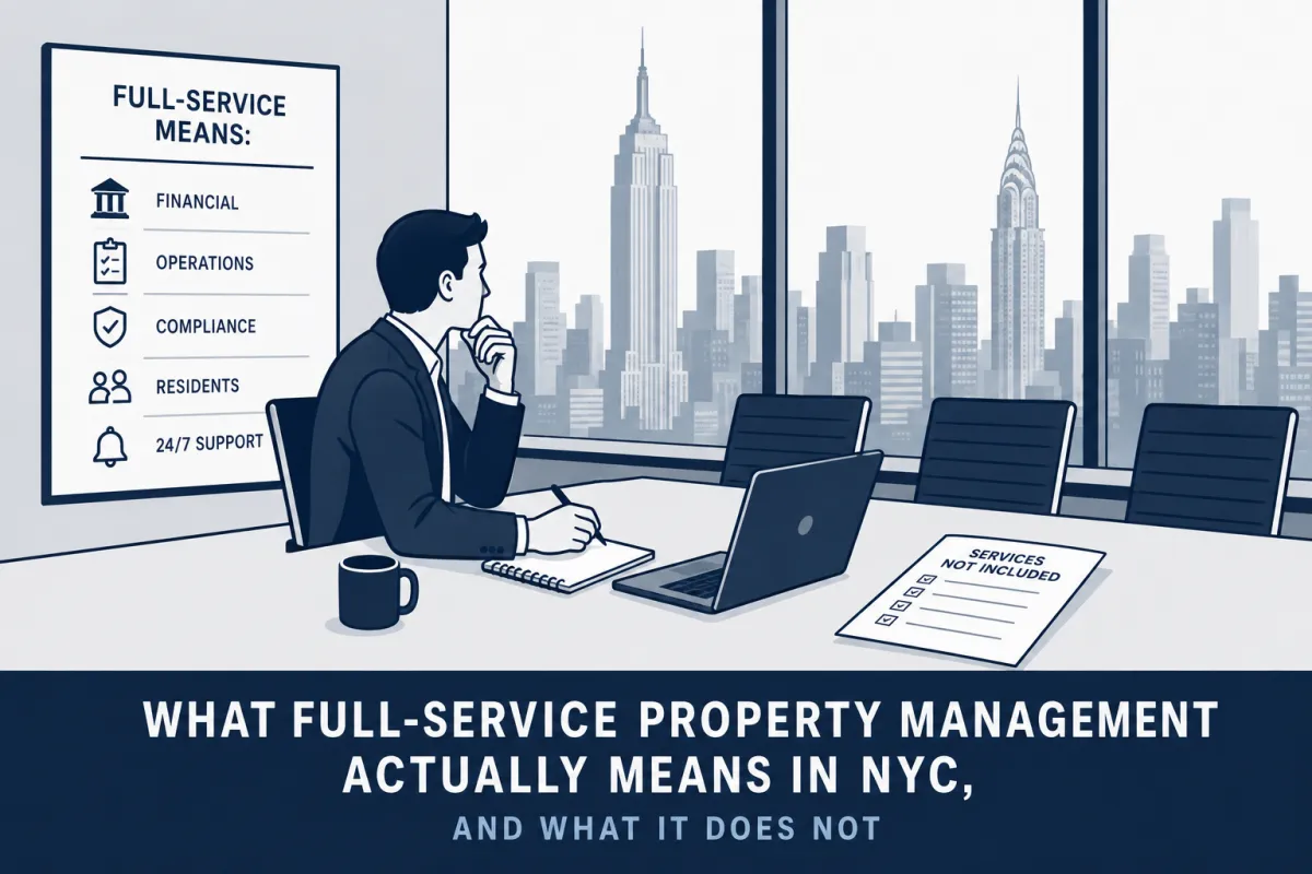  What Full-Service Property Management Actually Means in NYC, And What It Does Not