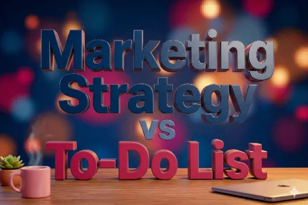 The Difference Between a Marketing Strategy and a To - Do List (And Why It Matters)