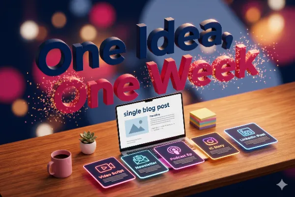 How to Repurpose One Piece of Content Into a Week’s Worth of Posts