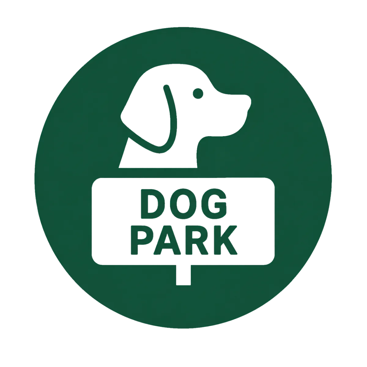 Pets running in the fenced dog park at Possum Kingdom RV Resort