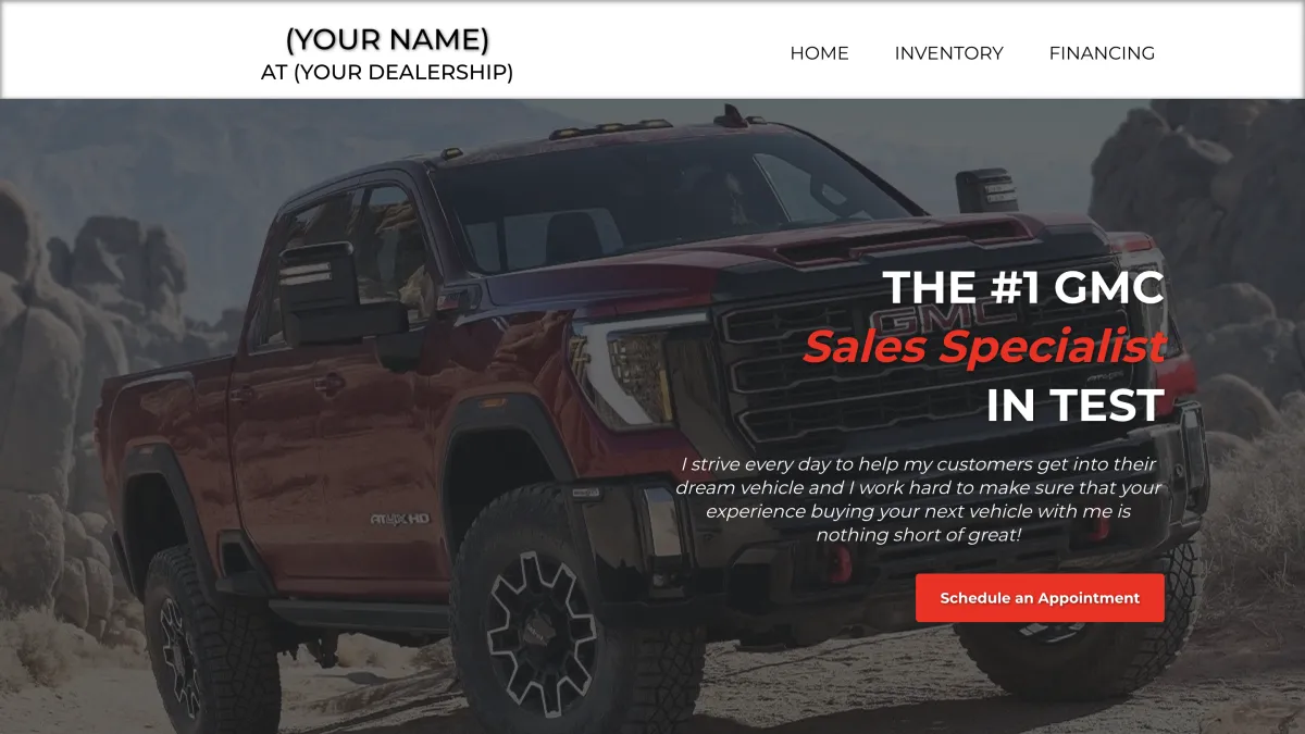 Shiftly Auto Branded Website