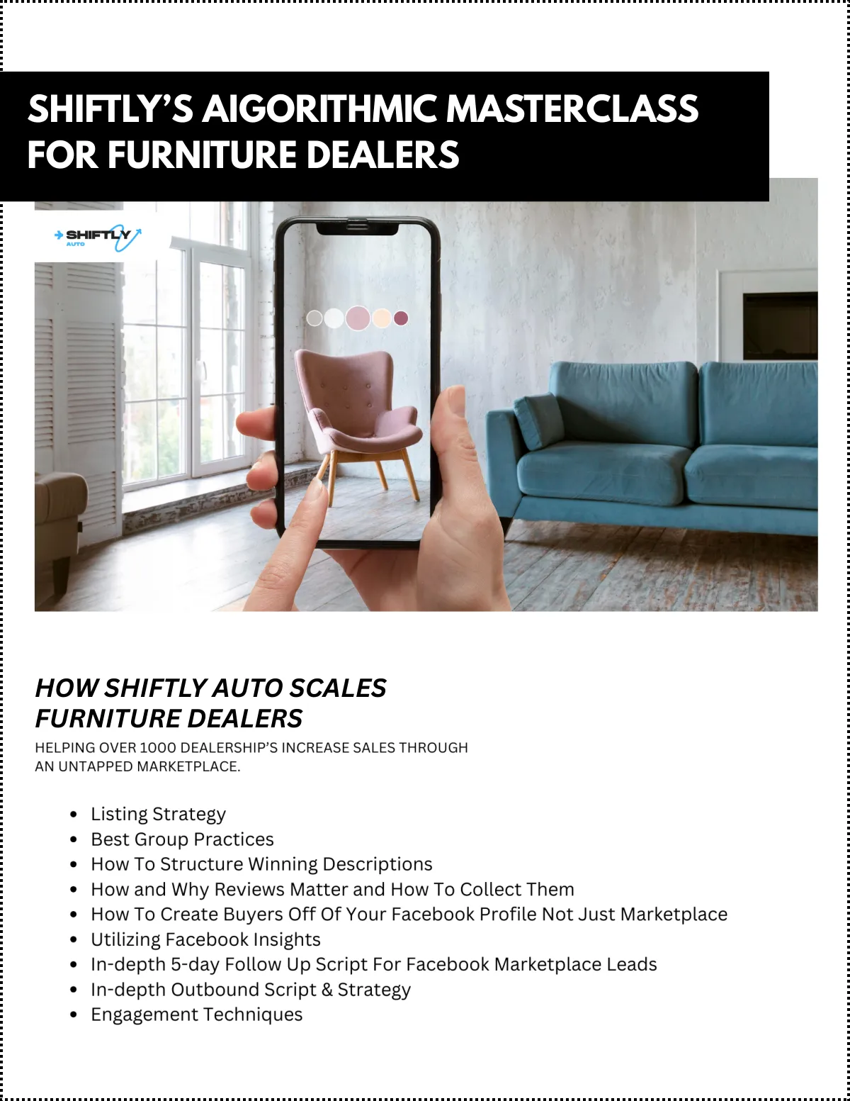 Auto Listing Tool for Furniture
