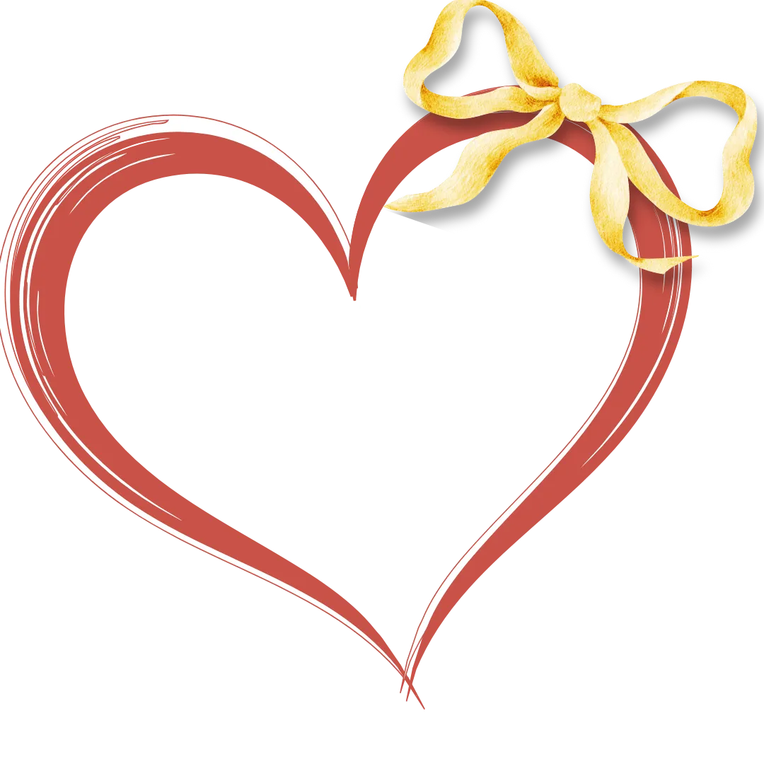 illustration of two heart halves coming together to represent lasting confidence