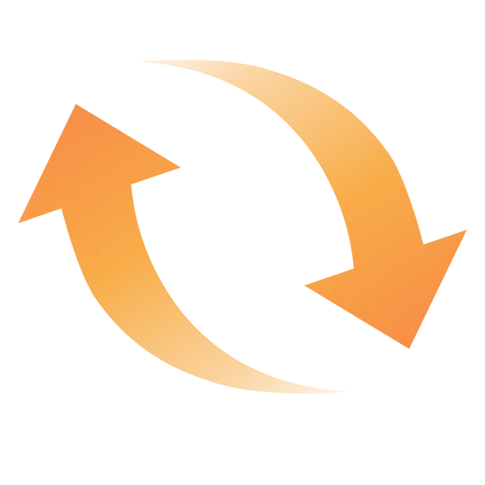 icon showing circular arrows representing how repetition creates memory in the brain