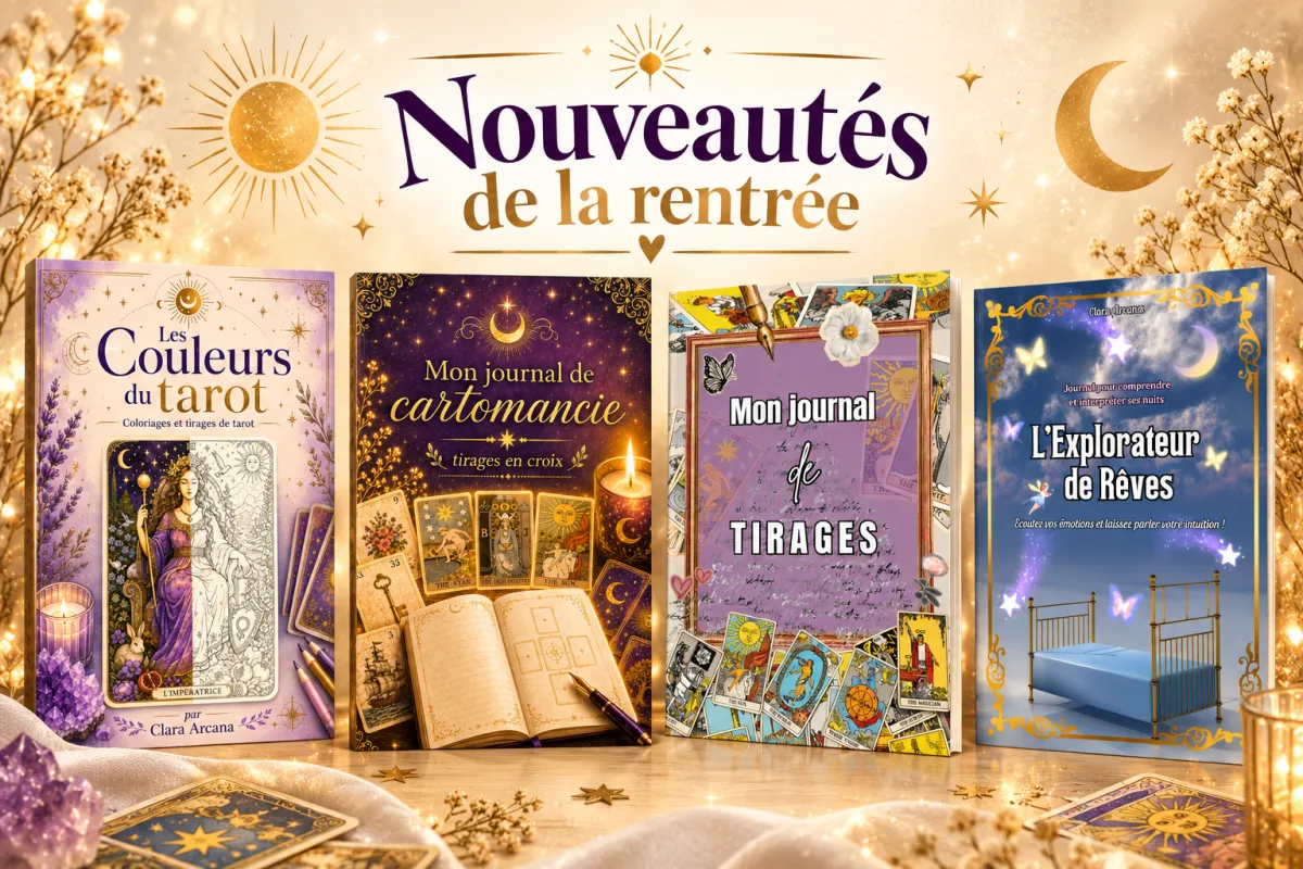 Nouveautés de rentrée : 4 carnets pour vous aider à développer votre intuition !