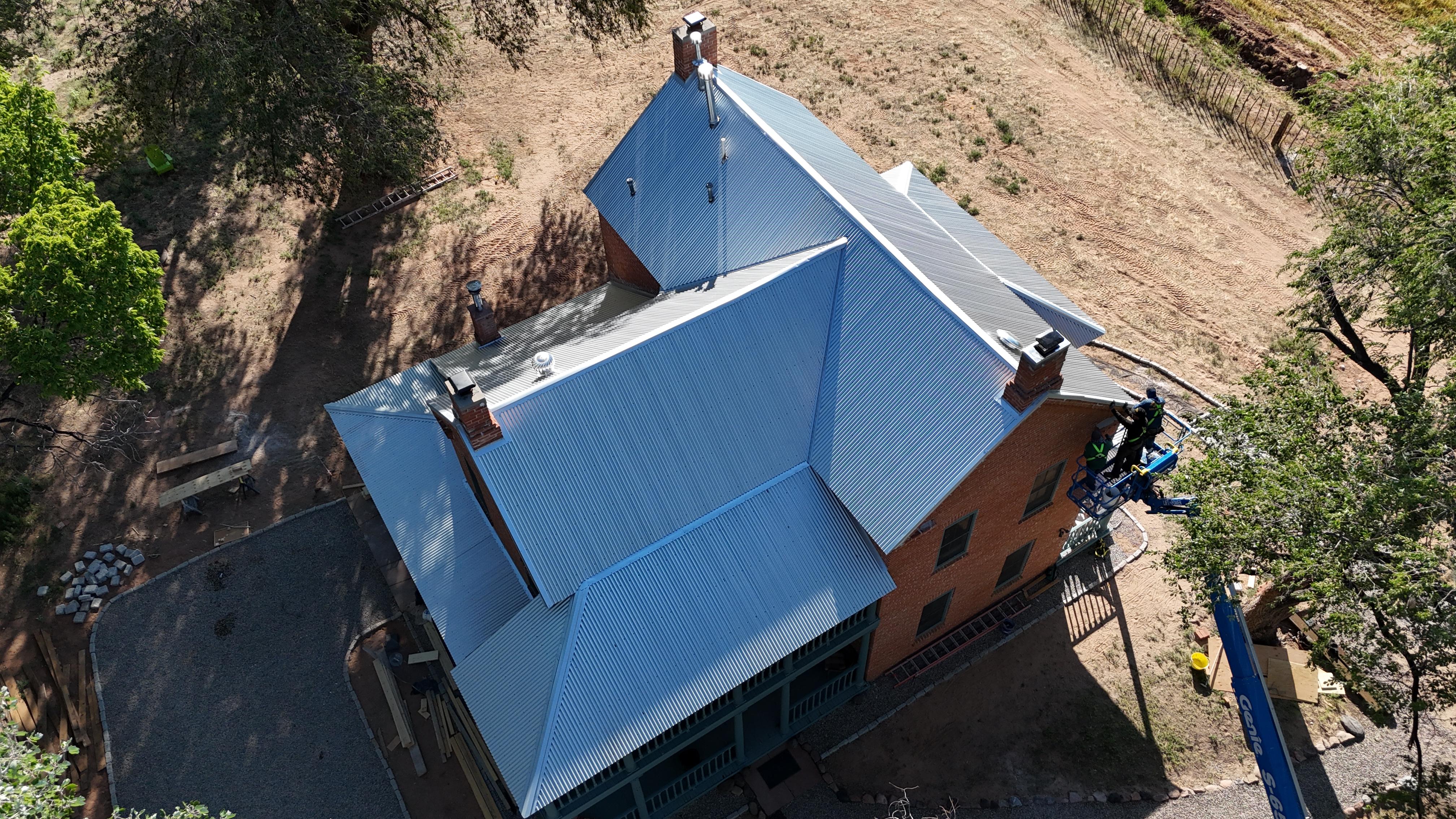 Thermal movement on a flat roof diagram