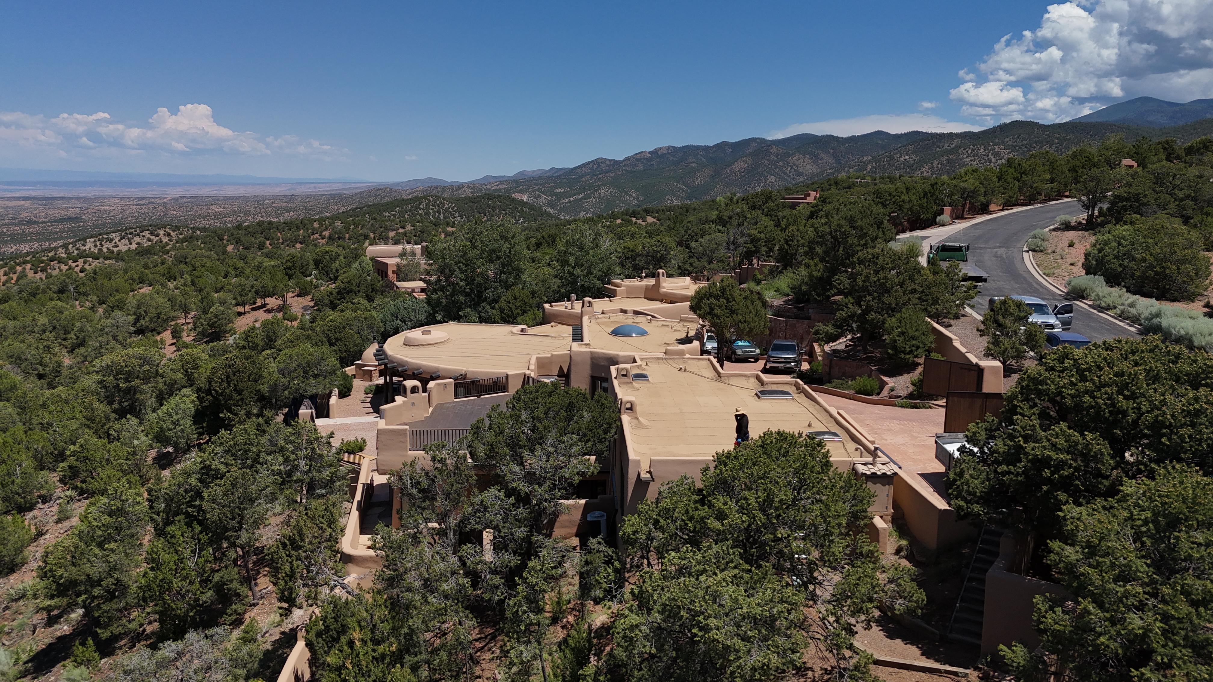 Thermal movement on a flat roof diagram