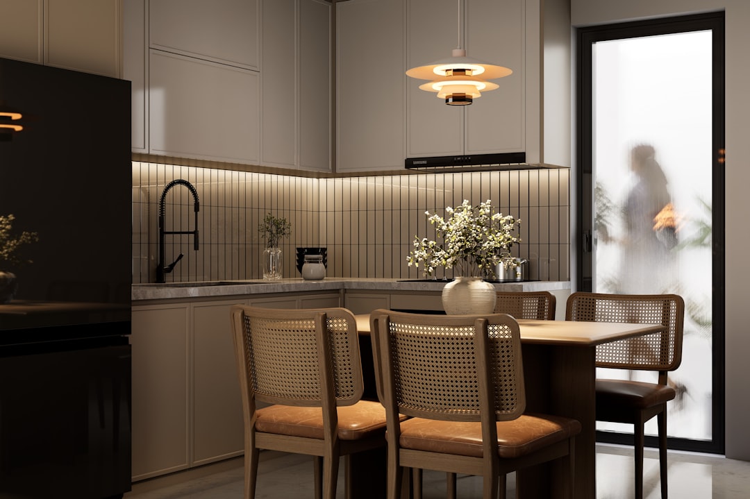modern kitchen dining room home