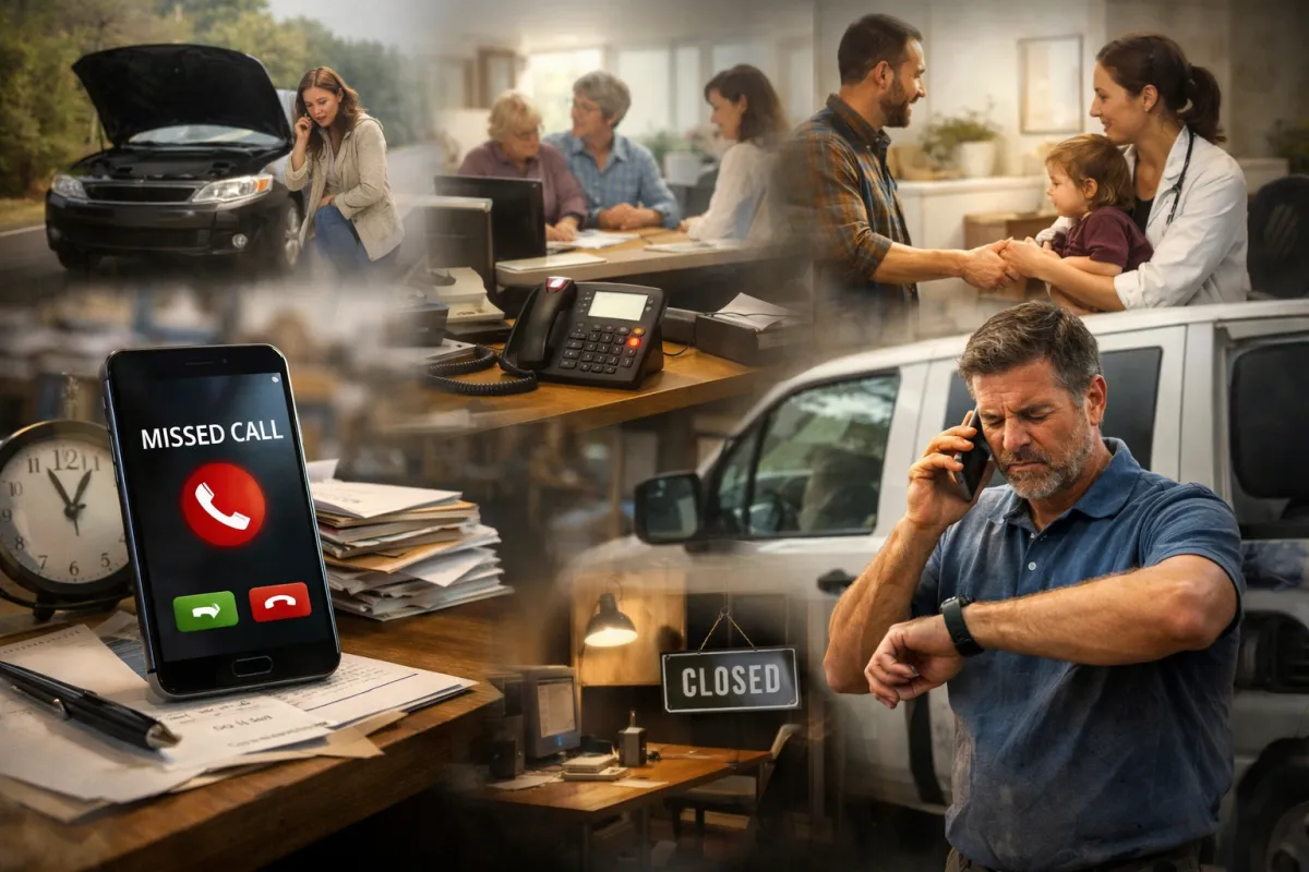 Frustration over missed calls