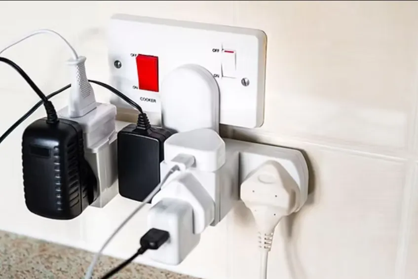 Electrical safety: avoid overloading sockets