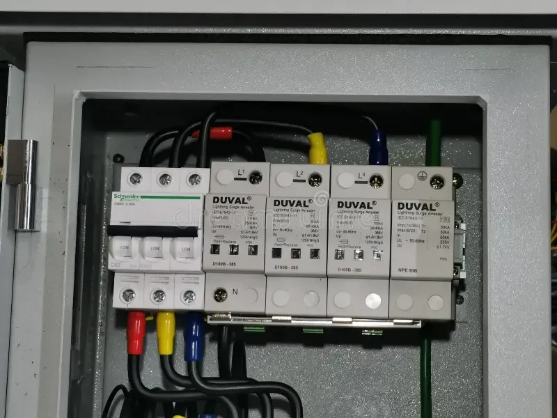 FuseBox consumer unit with surge protection device indicator labeled — professional SPD installation by Volt Electrical Solutions