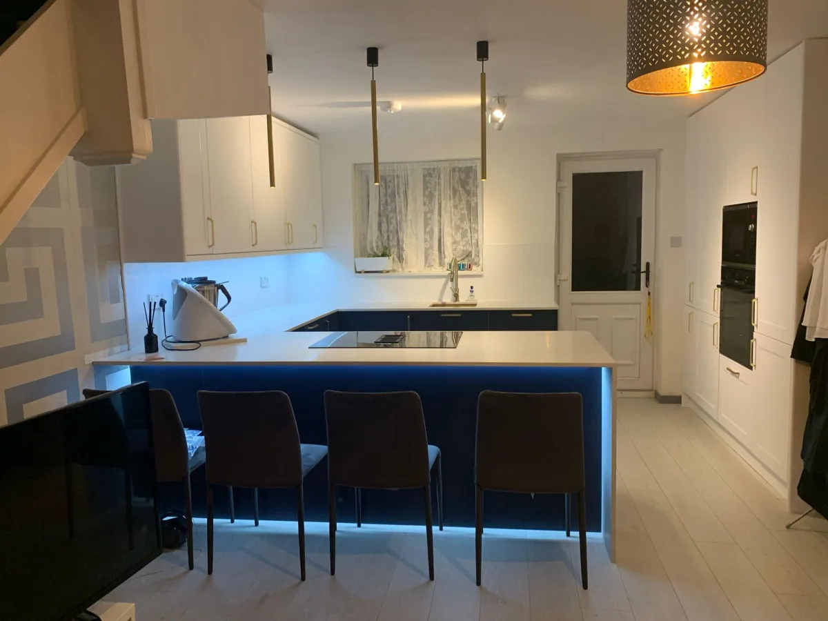 Modern interior with smart LED lighting installed by Volt Electrical Solutions — smart home upgrade in a UK property