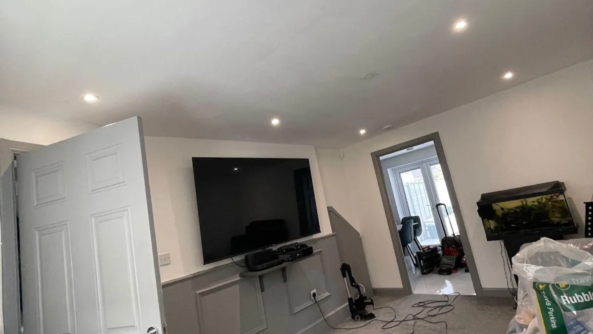 Volt Electrical Solutions electrician preparing outdoor electrical installation for spring — East London and Essex property