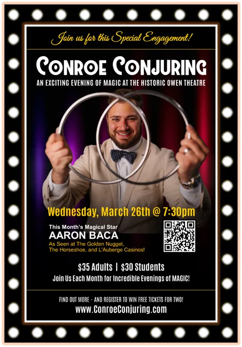 Conroe Conjuring Poster