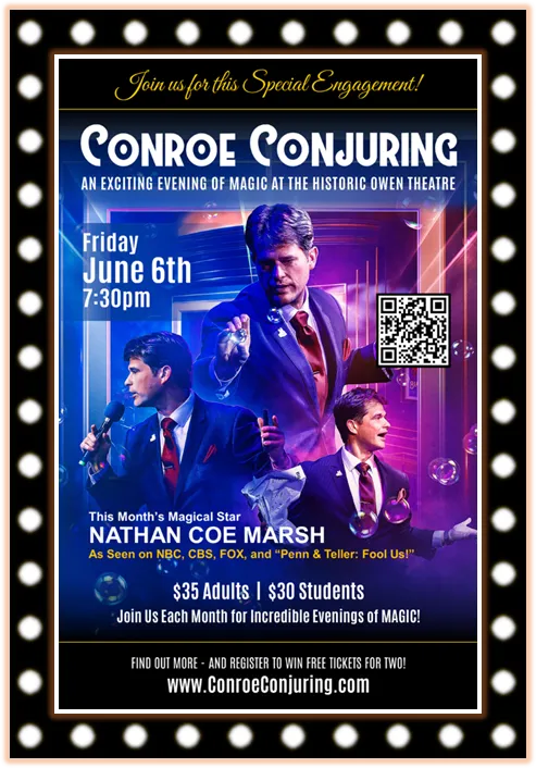 Conroe Conjuring Poster