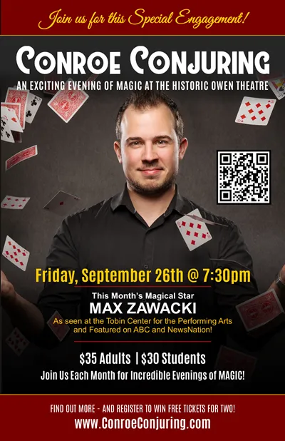 Conroe Conjuring Poster