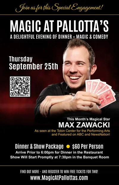 Magic at Pallotta's - Magicians from round the Country!