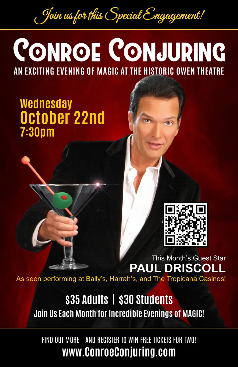 Conroe Conjuring Poster