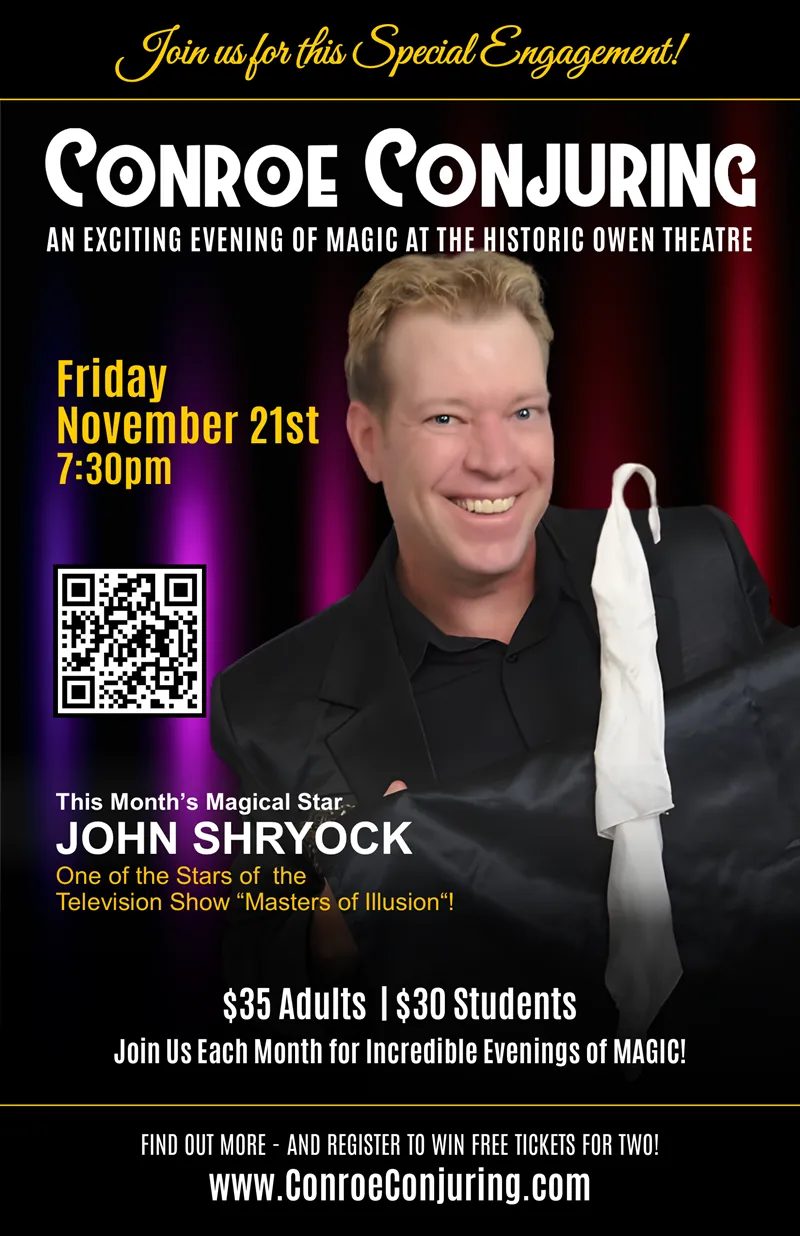 Conroe Conjuring Poster